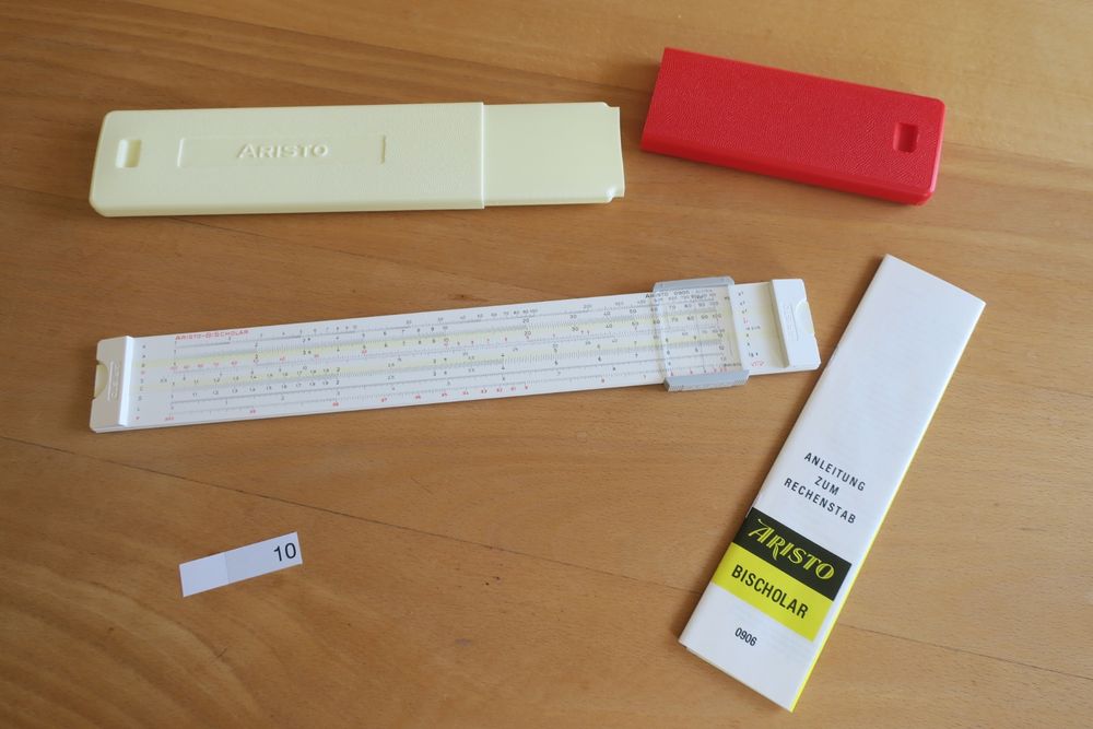Rechenschieber ARISTO BISCHOLAR 0906 / NEU / mit Anleitung (Neu (gemäss ...