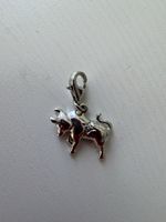Charms Anhänger Stier Sternzeichen Silber mit Zirkonia neu
