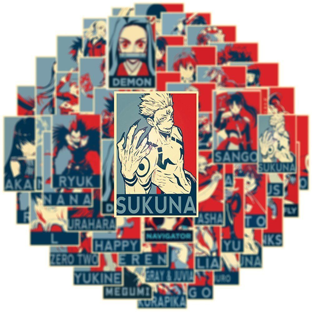 Sticker: 50 stk. Anime Aufkleber – Nuovo e nell'imballaggio originale da Uerkheim venduto da Kaufoption 2