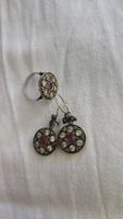 Parure anello + orecchini