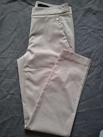 comma Pantalon femme beige rosé taille 34