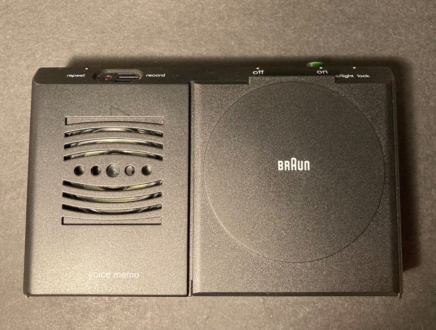 インテリア時計 BRAUN voice memo AB314vm Braun AB 314 Voice Memo