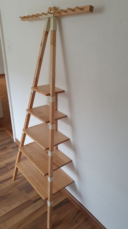 Regal Bambus mit Hakenleiste IKEA Kaufen auf Ricardo