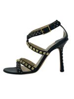 Jimmy Choo Inga Leather Sandale mit Absatz EU 36.5 Schwarz