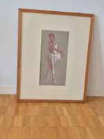 Lithografie Ballett Tänzerin gerahmt 1/220 limitiert