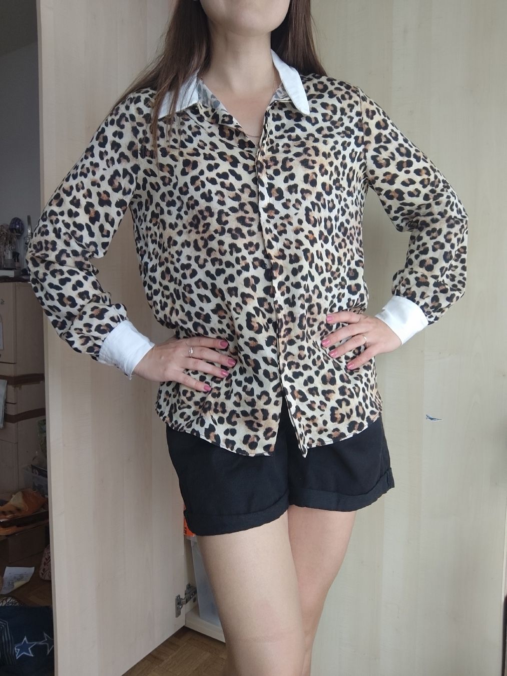 Camicette: Leopard Print Blouse, Size L – Usato da Mägenwil venduto da VintageGirly 2