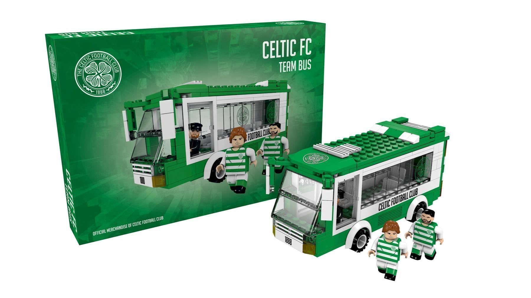 Giocattoli: Celtic Glasgow TeamBus Klemmbausteine – Nuovo e nell'imballaggio originale da Wil SG venduto da Football-Legends
