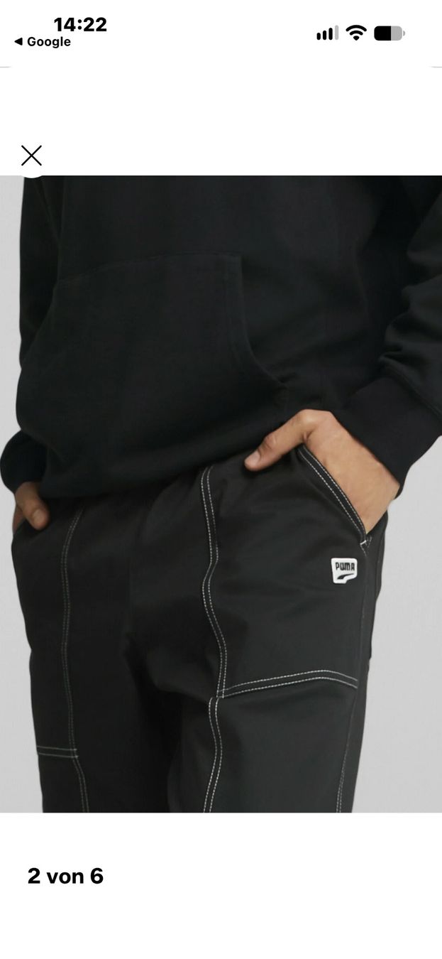 Puma Pantaloni: Puma Downtown Herrenhose M schwarz – Usato da Balsthal venduto da Uroby 3