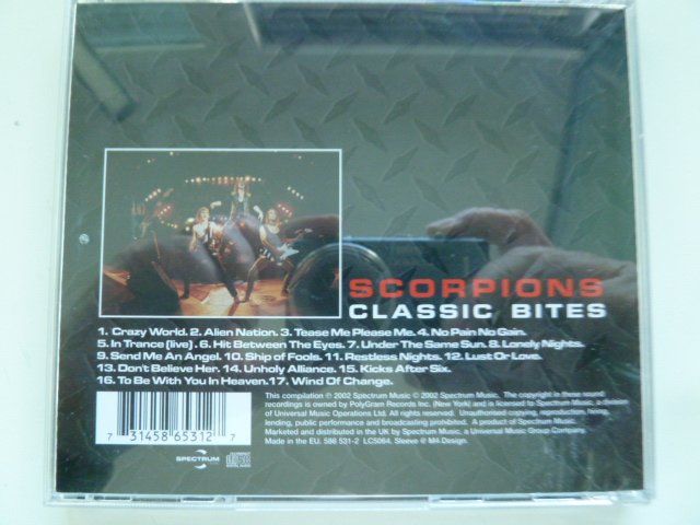 CDs: Scorpions - Classic bites – Gebraucht aus Au ZH von sikoku 2