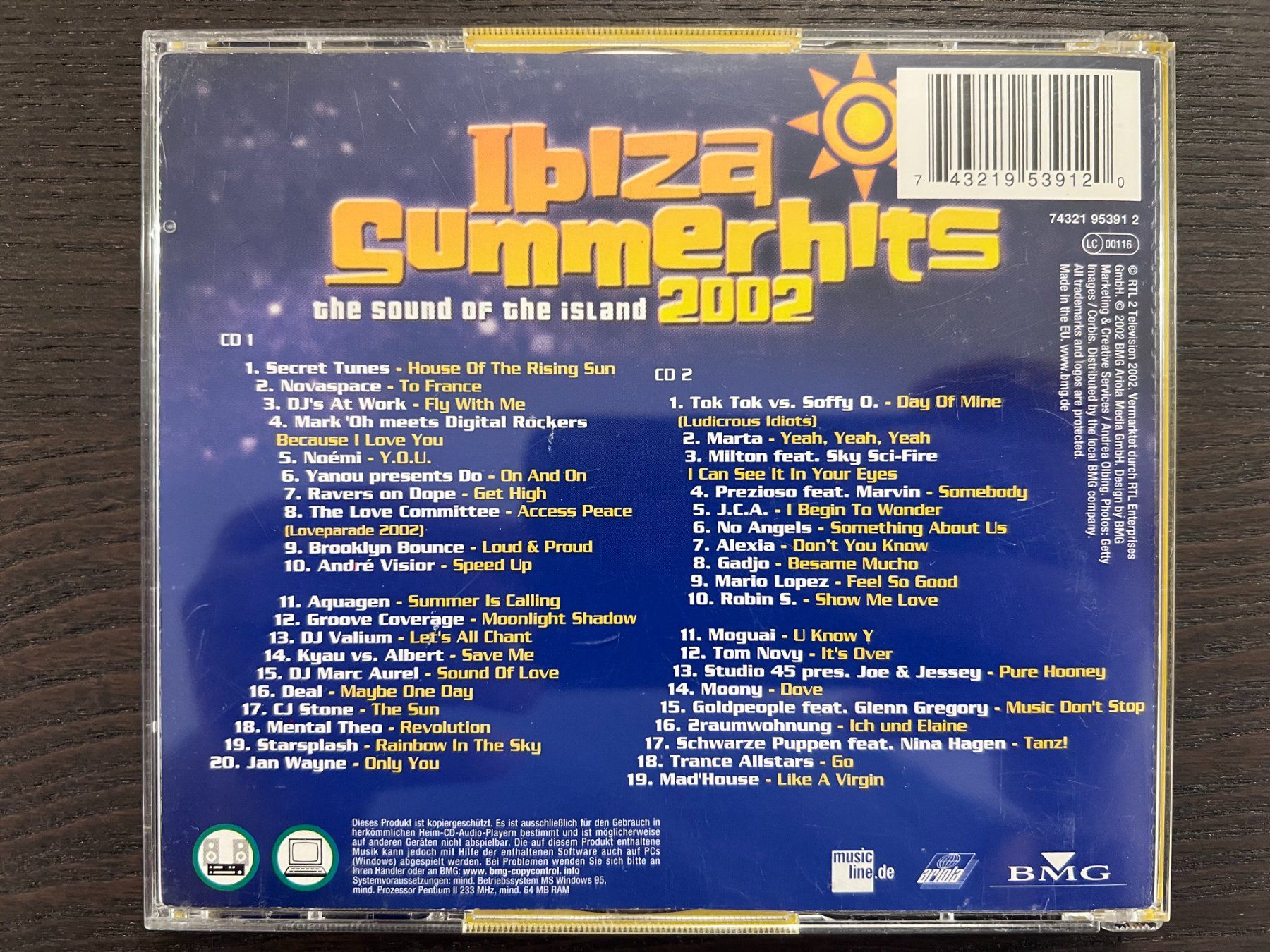 CD: Ibiza Summerhits 2002 – Usato da Zürich venduto da MusikFreunde 1