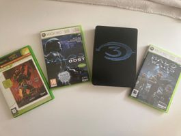 Halo-Sammlung Xbox 360 / Xbox – 4 Games + Extras