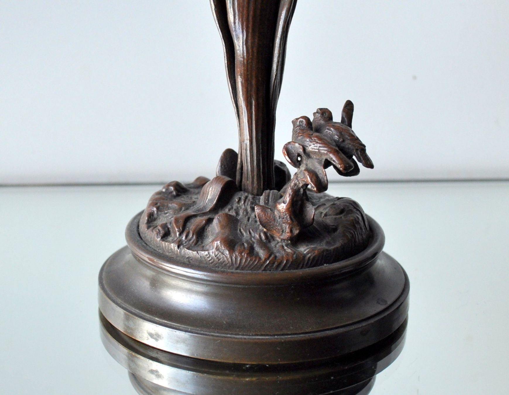 Vasi & Recipienti: Jugendstil Ziervase mit Bronzefuss – Usato da Brunnen venduto da brocundfloh 2