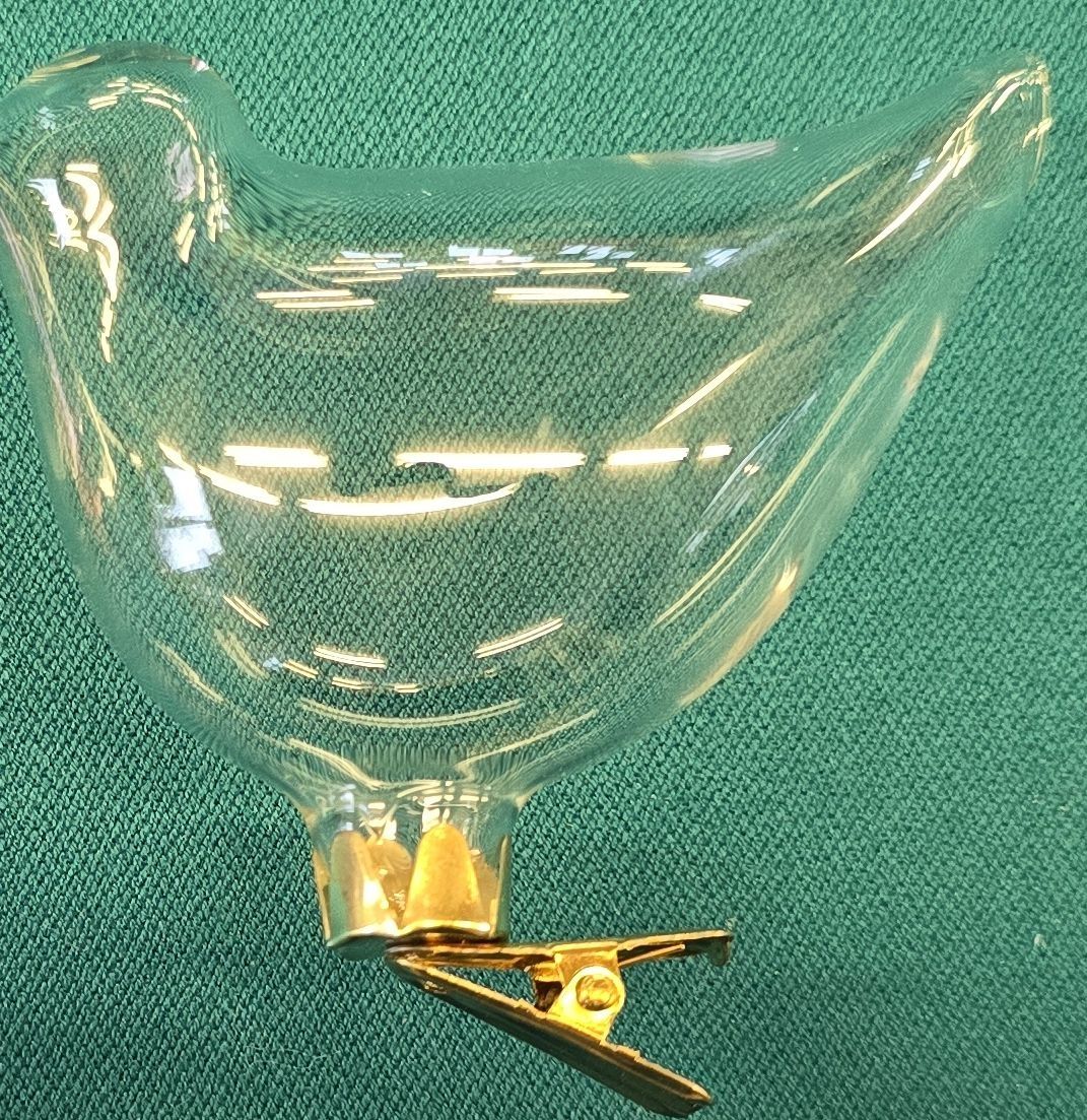 Tutte le decorazioni: 2 Glas Vögel Deko  – Usato da Tuggen venduto da Santasbag 1
