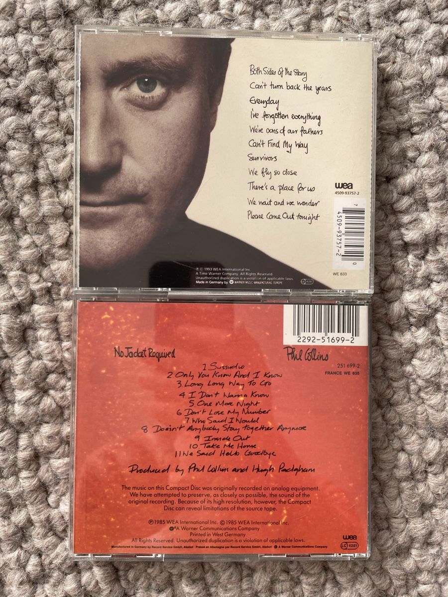 CDs: 2x Phil Collins – D'occasion à Reinach AG par trigger7811 1