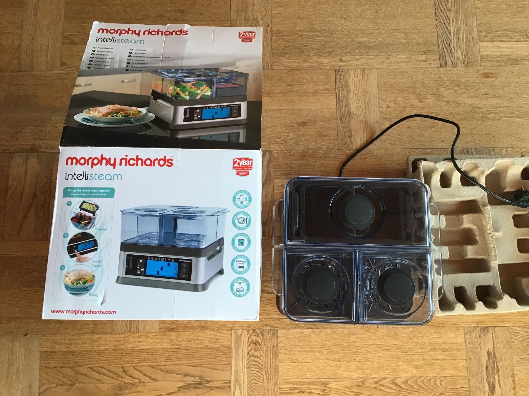 Elettrodomestici da cucina: Morphy Richards Intellisteam - Dampfgarer - – Nuovo e nell'imballaggio originale da Rüti ZH venduto da Wernika1