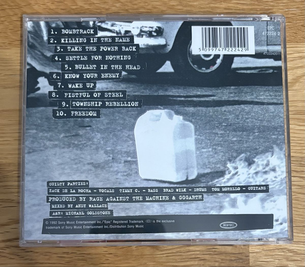 CDs: Rage Against The Machine – Gebraucht aus Sullens von Zypheris 1