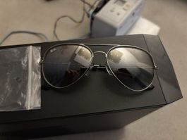 Sonnenbrille Ray-Ban Aviator silberfarben