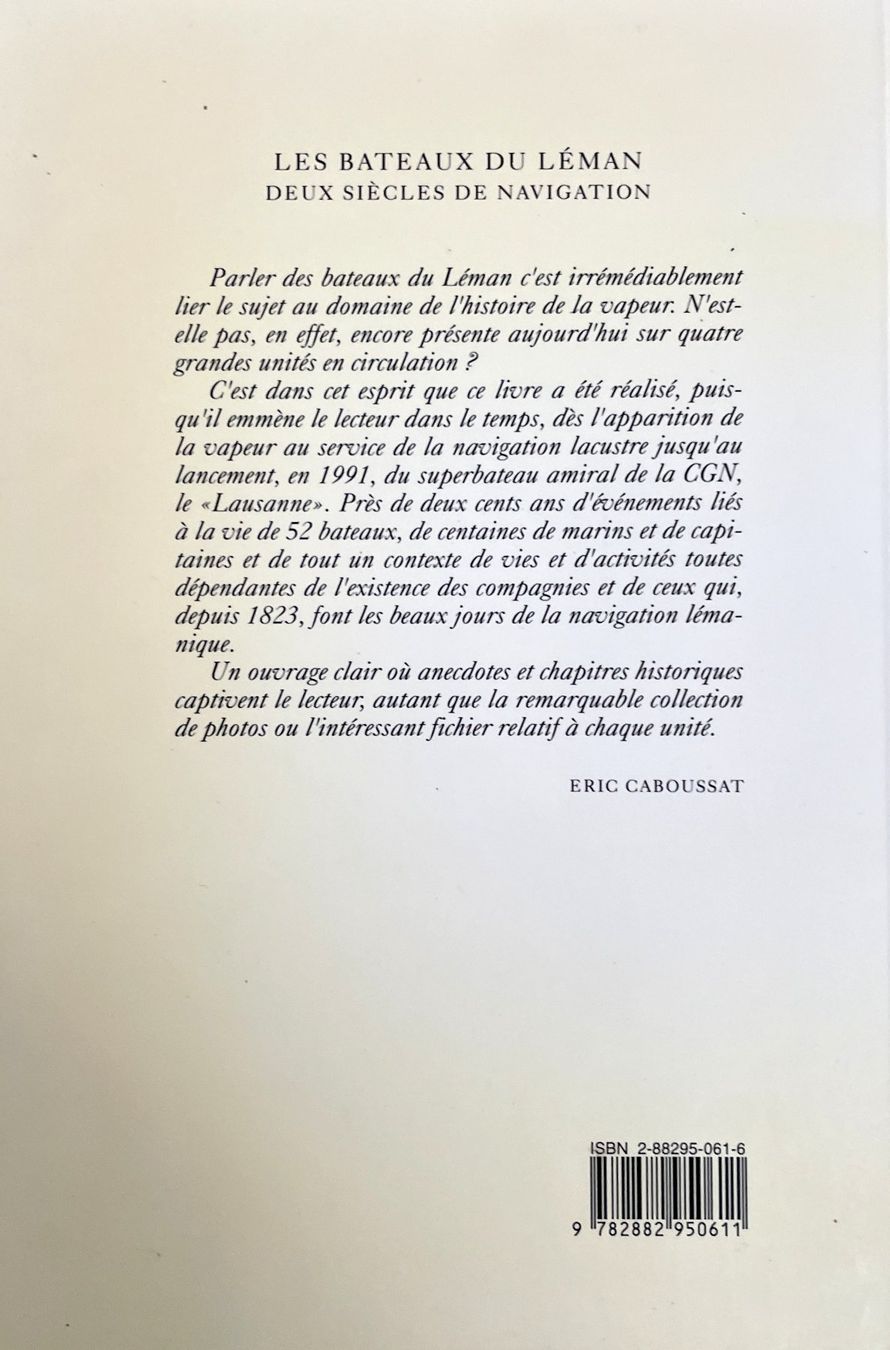 Libri: Bateaux du Léman - Deux siècles de navigation – Usato da Savagnier venduto da Ne2065 1