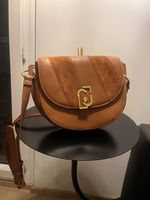 Liu Jo borsa a tracolla cognac con dettagli scamosciati + du