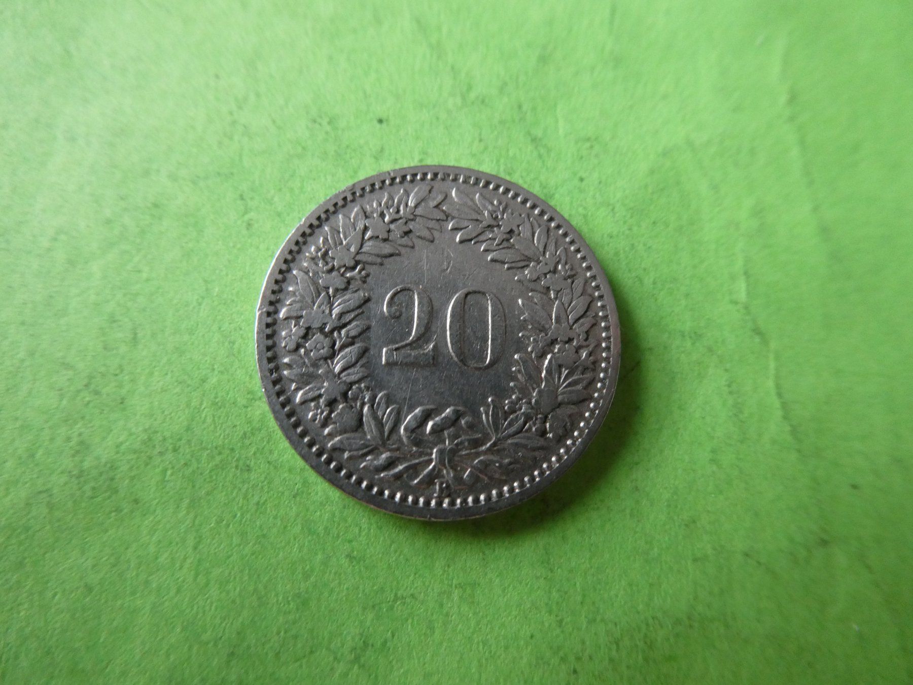 Tutti le monete: Schweiz 1898, 20 Rappen – Usato da Hinterforst venduto da Rohusri 1