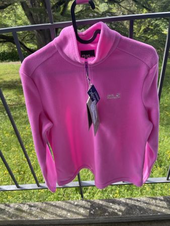 Jack Wolfskin Fleece Pulli,MPink - Neu mit Etiket