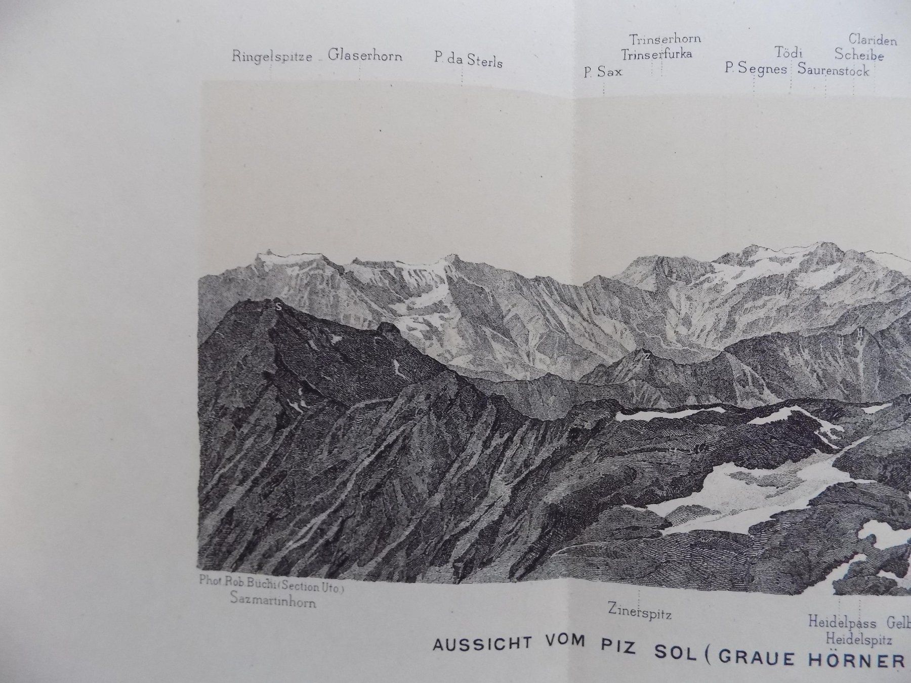 Incisioni: Panorama Pizol Piz Sol – Usato da Risch venduto da Rischli15 2