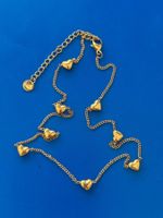Luxus Elegante Edelsthal Kette Farbe : Gold/ Silber