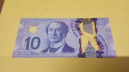 Kanadische 10 Dollar Banknote - Seltenes Sammlerstück!2013