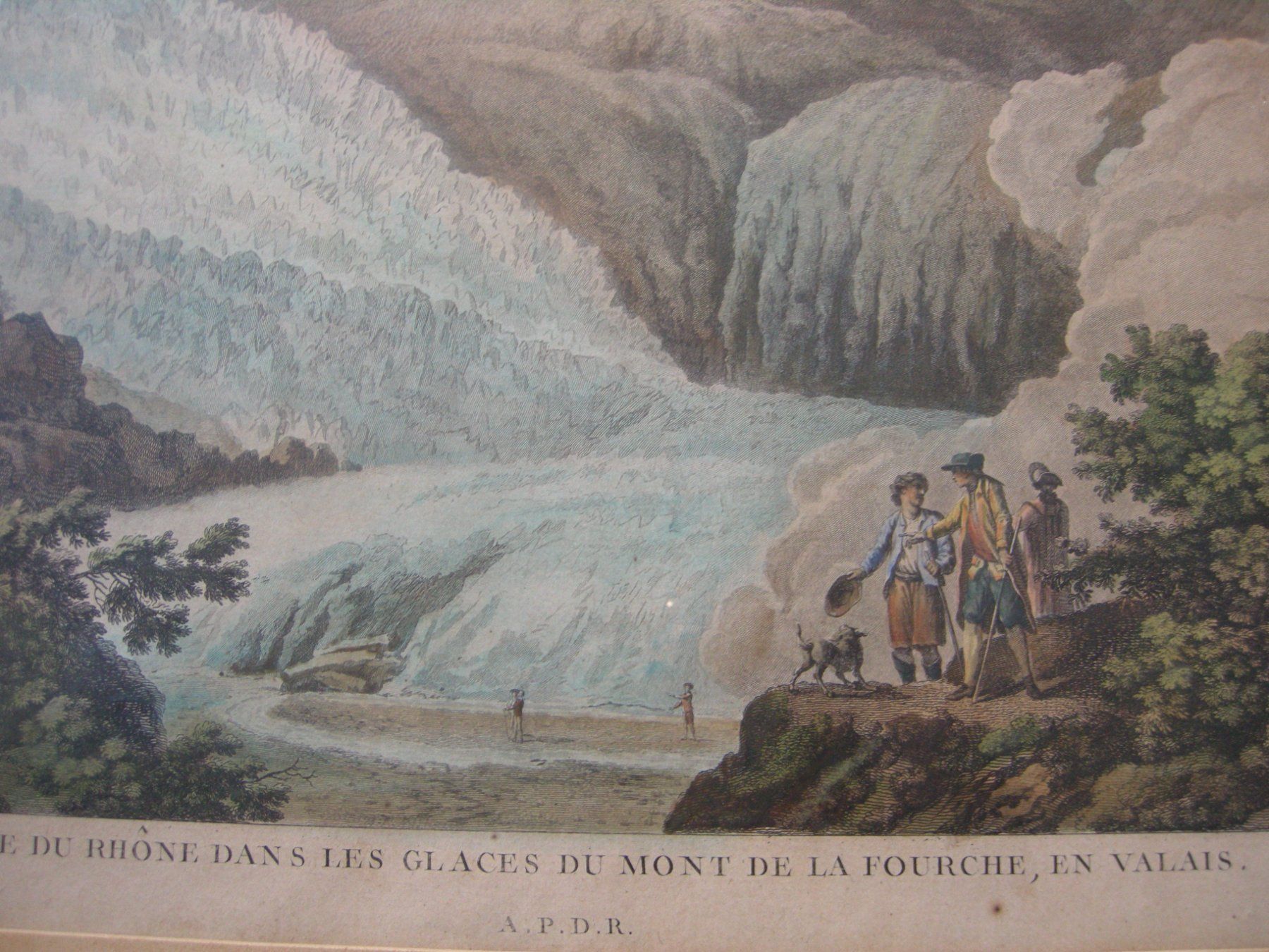 Incisioni: STICH, SOURCE DO RHONE DANS LES GLACES DU MONT DE LA FOURCHE – Usato da Eschenbach SG venduto da eDaisy 3
