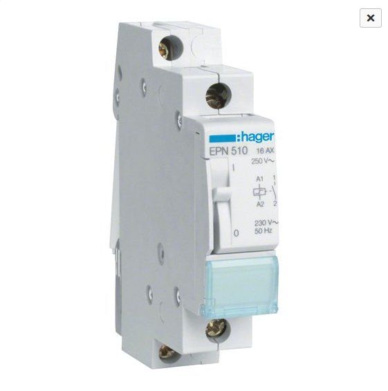 Hager Interruttori: Schrittschalter Hager 16A 230V 1S – Nuovo (secondo la descrizione) da Widen venduto da DR4GON003