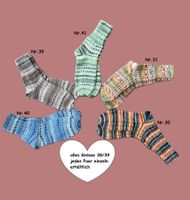 Alle Socken 38/39 jedes Paar ist einzeln erhältlich