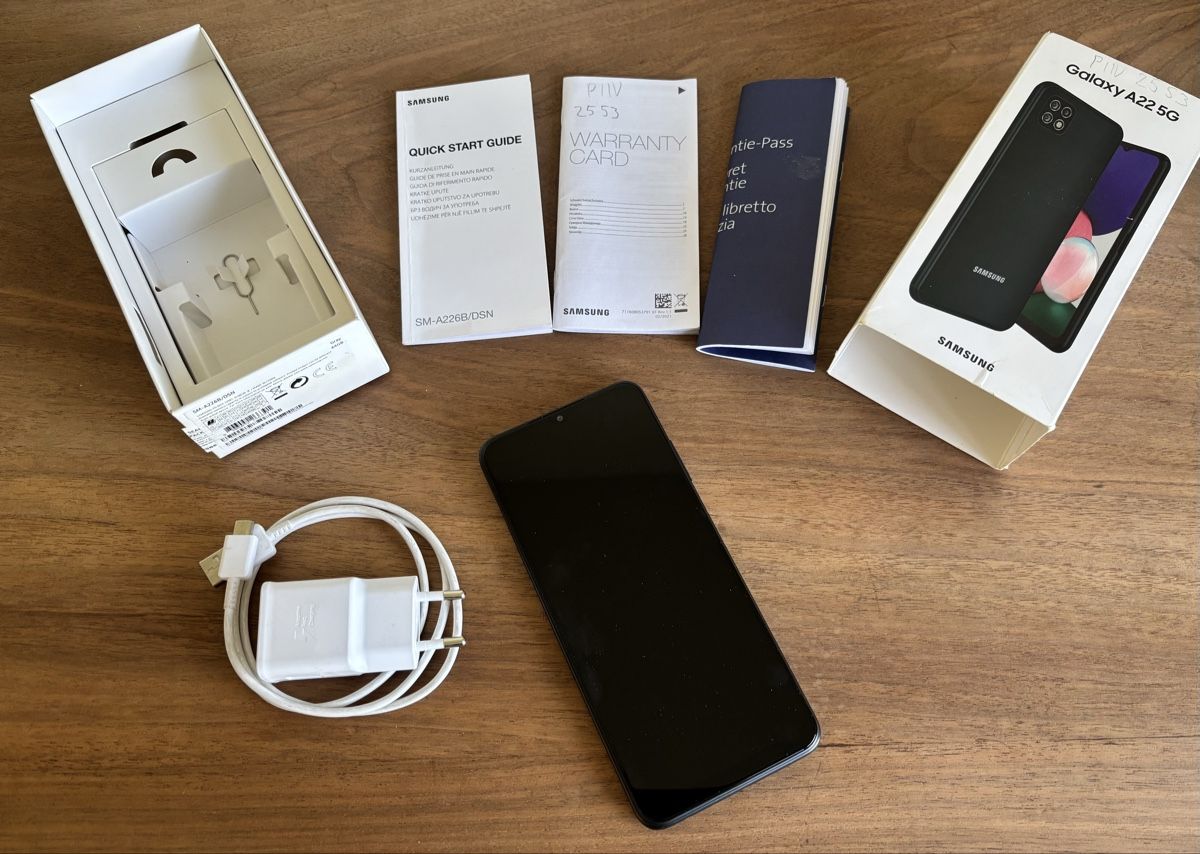 Samsung Portables: Samsung Galaxy A22 5G – D'occasion à Gerlafingen par alpenbrevet