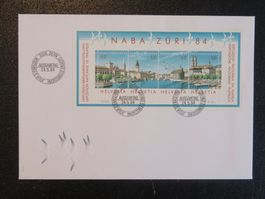 Ersttagsbrief NABA Zürich von 1984