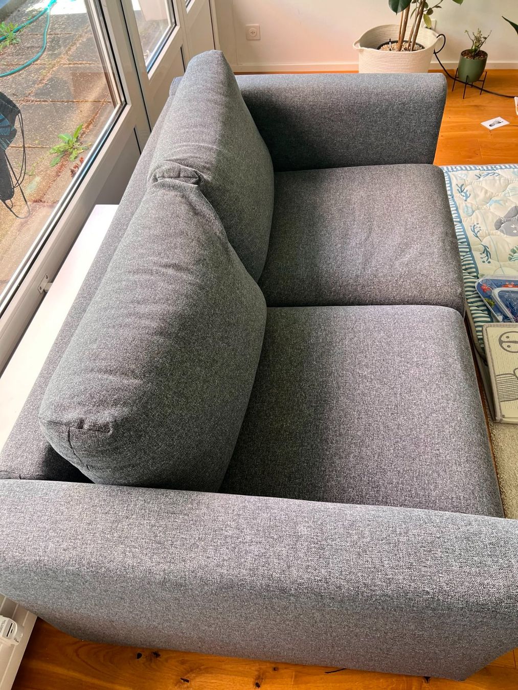 Ikea Divani: VIMLE 2er-Sofa, Gunnared mittelgrau (Binningen) – Usato da Binningen venduto da alt_b6pd 2