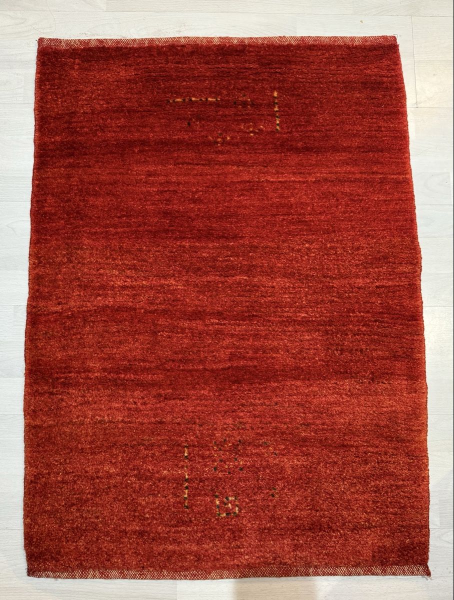 Gabbeh Tappeti: Wunderschöner Orientteppich, roter 99x70.cm N.5 – Nuovo (secondo la descrizione) da Sempach venduto da Star7 1