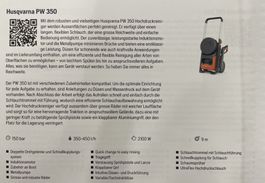 Husqvarna Hochdruckreiniger PW 350