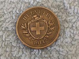 1 centime/Rappen 1914