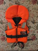 Rettungsweste mit Pfeife 20-30 kg 2x getragen