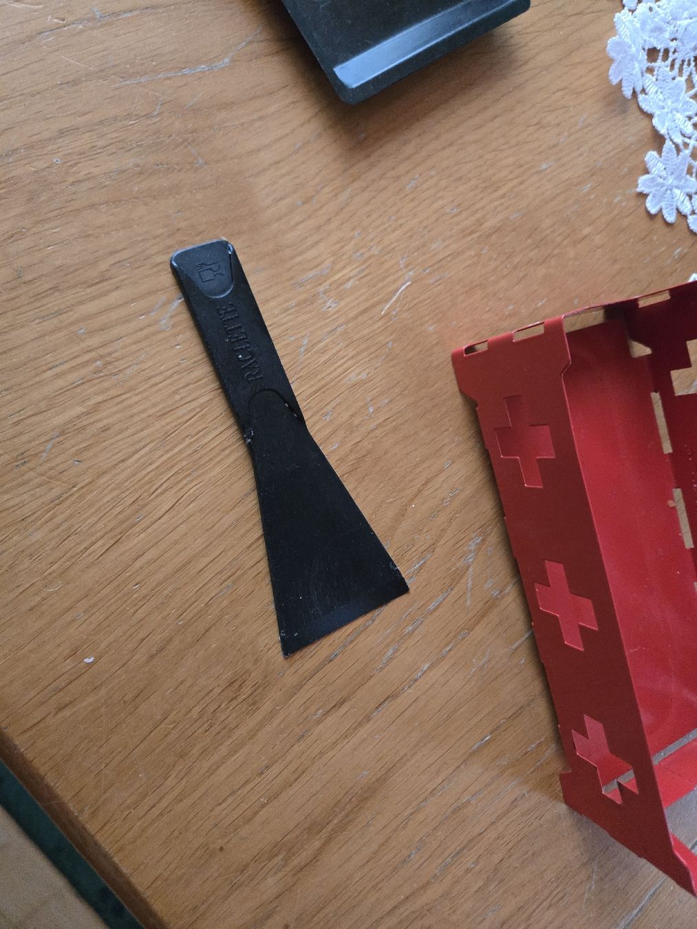 Küchengeräte: Raclette Pfännchen mit Griff Metall rot neuwertig – Neu (gemäss Beschreibung) aus Grünenmatt von Brauni2 4
