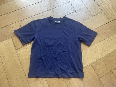 Dunkelblaues T-Shirt von Gina Tricot, Grösse XS/S