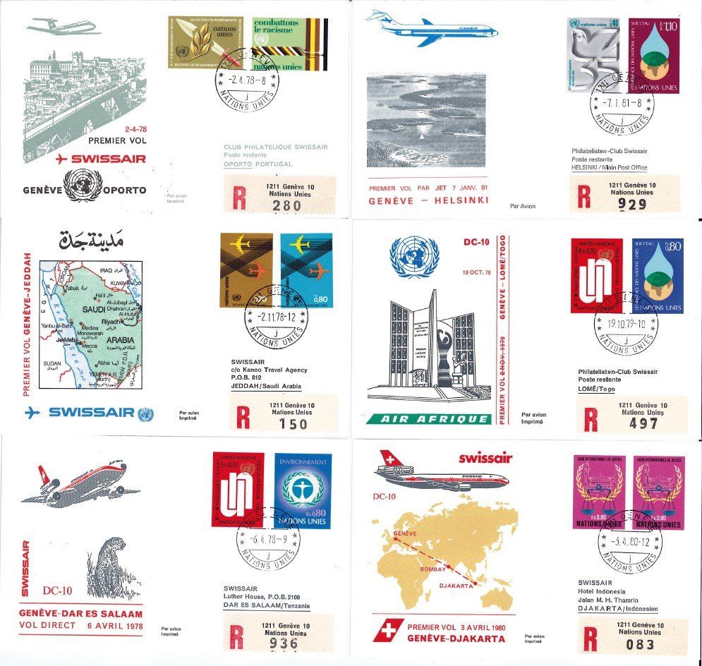 Tous les timbres: 18 Flugbriefe – D'occasion à Bellach par qsearch 1