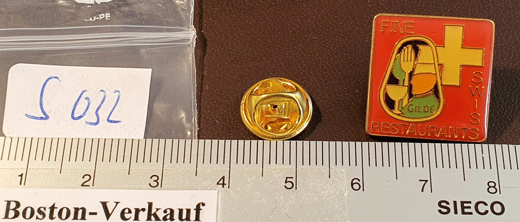 Kit di costruzioni: S032 - Pin Fine Koch GILDE Swiss Restaurants – Usato da Reinach BL venduto da Boston-Verkauf 1