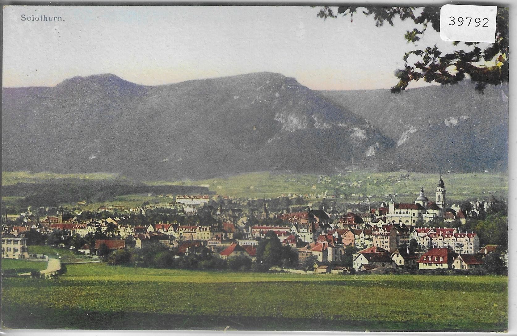 Ansichtskarten: Solothurn - Generalansicht - Litho – Gebraucht aus Ettingen von Kartenplanet