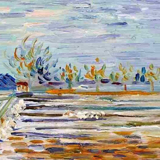 Riproduzioni & Creazioni: Vincent van Gogh - Landschaft mit Schnee – Nuovo (secondo la descrizione) da Larnaca venduto da KunstDepot24 3