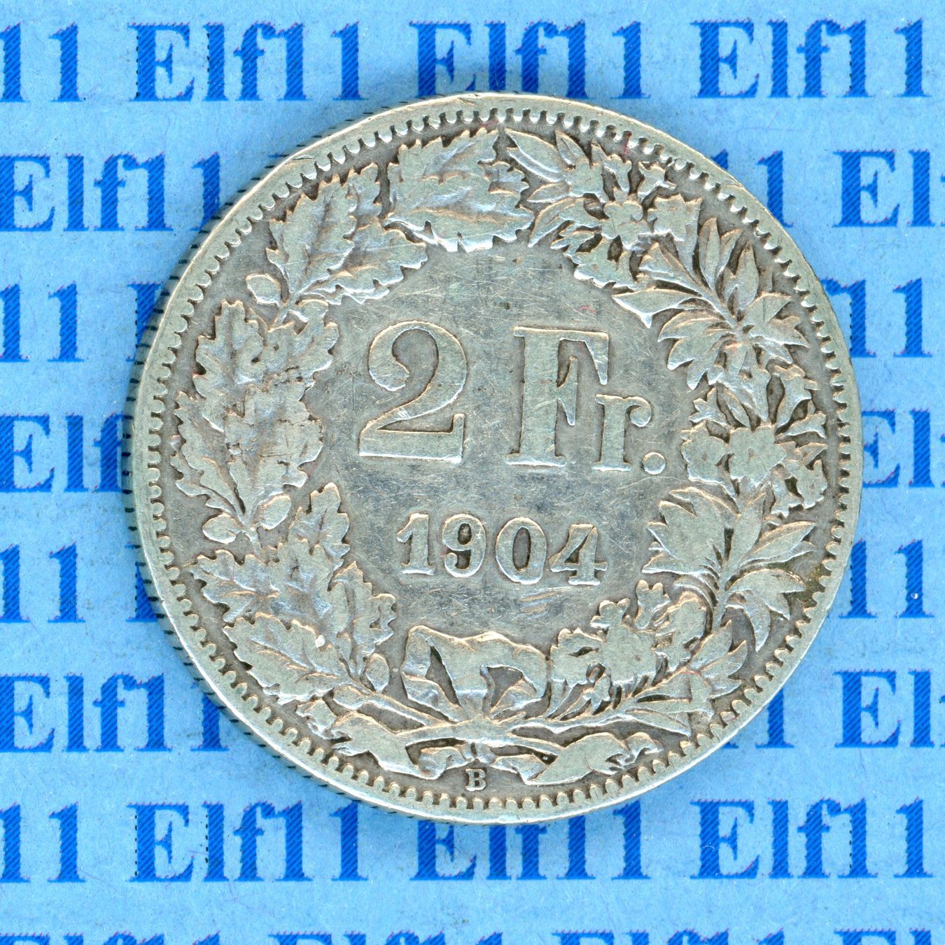 Alle Münzen: CHF___2.00 1904 ss 2 Franken – Gebraucht aus Widnau von Elf11