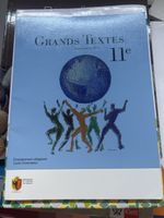 Livre scolaire "Grands Textes" 11e Neuf