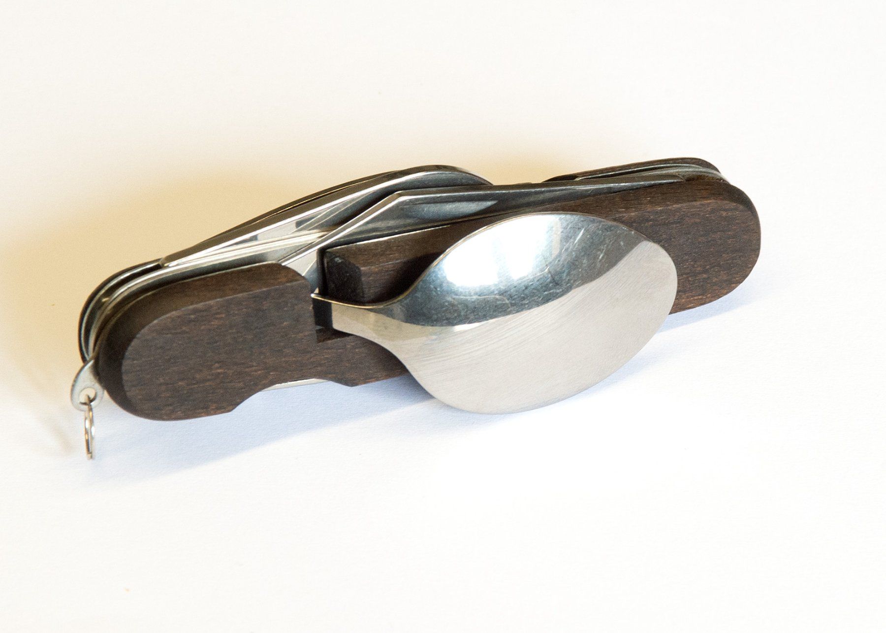 Set di posate: Messer mit Essbesteck, "Original Krumme", Holzschale – Nuovo (secondo la descrizione) da Lützelflüh-Goldb venduto da Harriho 2