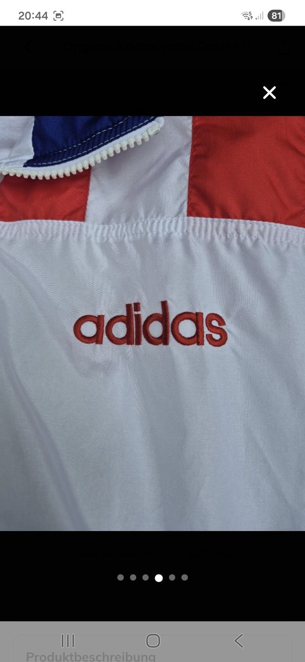 Adidas Jacken: Original Adidas Jacke, topzustand,Grösse 9 – Gebraucht aus Villmergen von MONCHHICHI 3