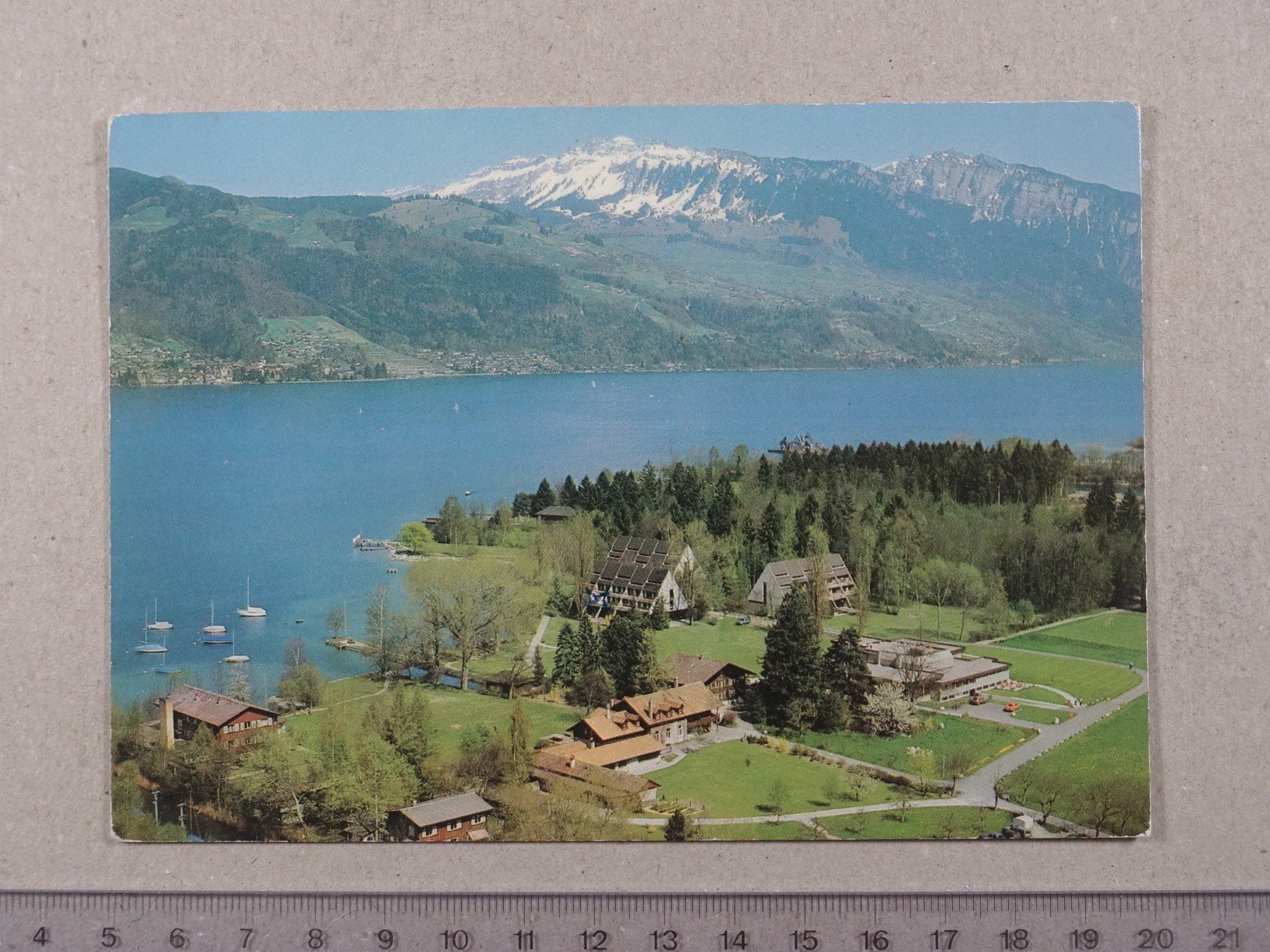 Ansichtskarten: Heimstätte Gwatt, Thunersee – Gebraucht aus Lenzburg von fh1