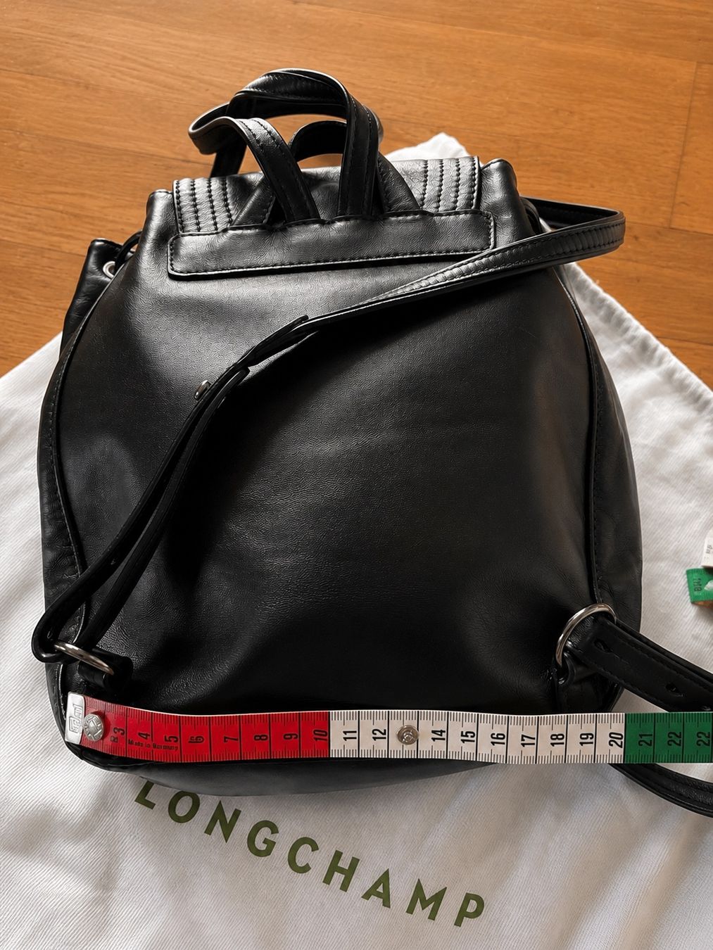 Longchamp Zaini: Longchamp Black Leather Backpack - Used, Great Condition! – Usato da Fribourg venduto da aix_fs82 6